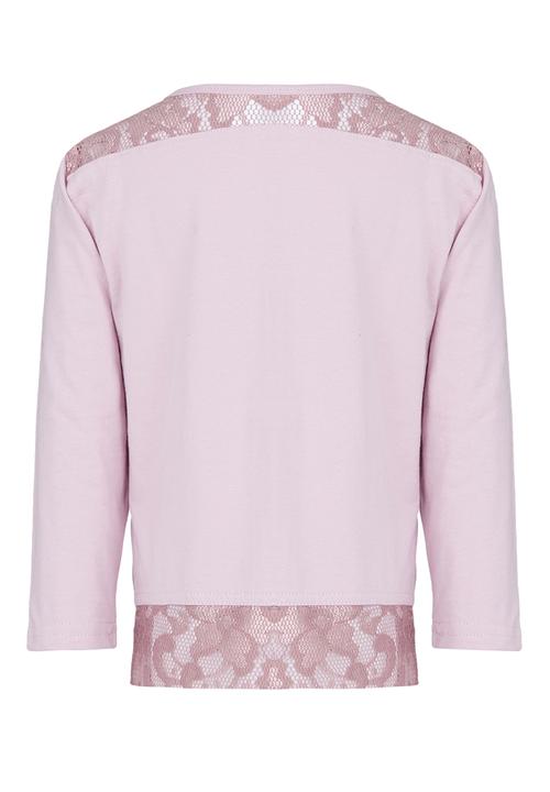 See-Saw - Lace Inset Tee Pale Pink