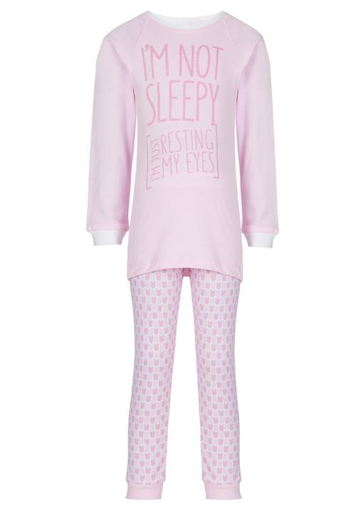Home Grown Africa - Im Not Sleepy Pjs Pale Pink