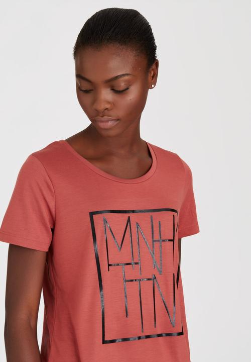 ONLY - Big City Manhattan Tee Mid Brown