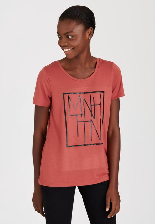 ONLY - Big City Manhattan Tee Mid Brown