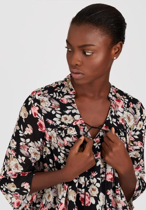 ONLY - Ewan Floral Print Boho Blouse Multi-colour