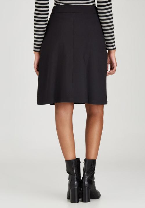 edit - Tab Pocket Skirt Black