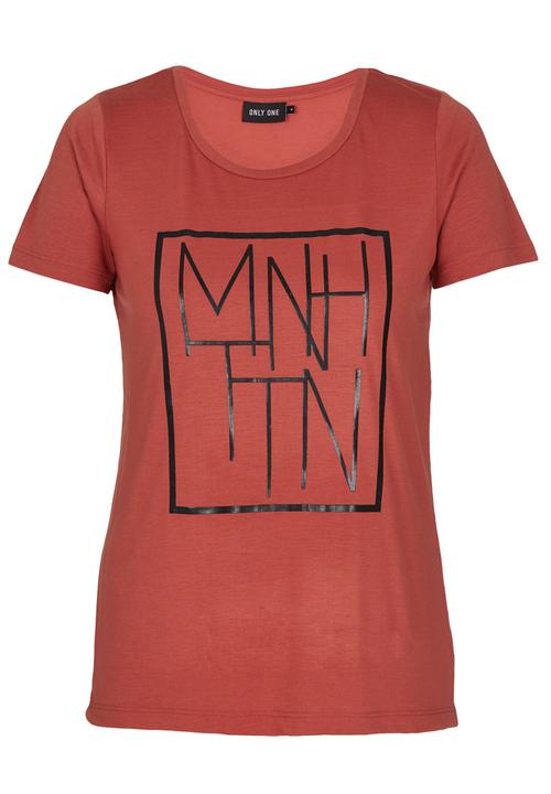 ONLY - Big City Manhattan Tee Mid Brown