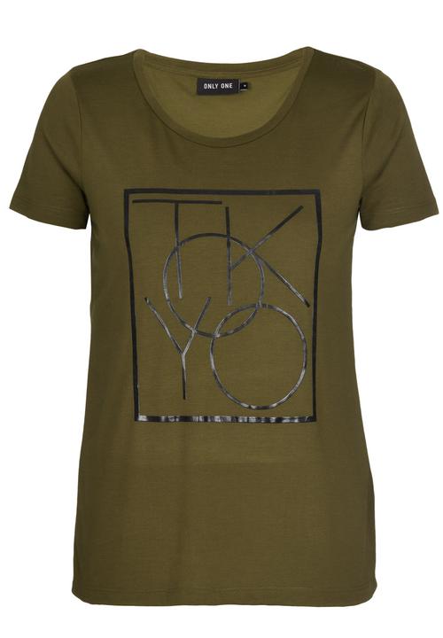 ONLY - Big City Tokyo Tee Khaki Green