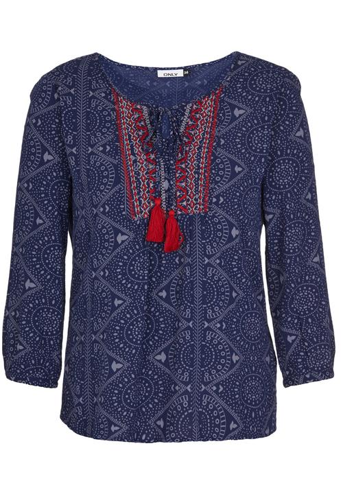 ONLY - Ginny Boho Patterned Blouse Blue