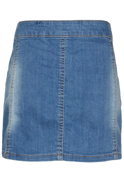 GUESS - Button Up Skirt Pale Blue
