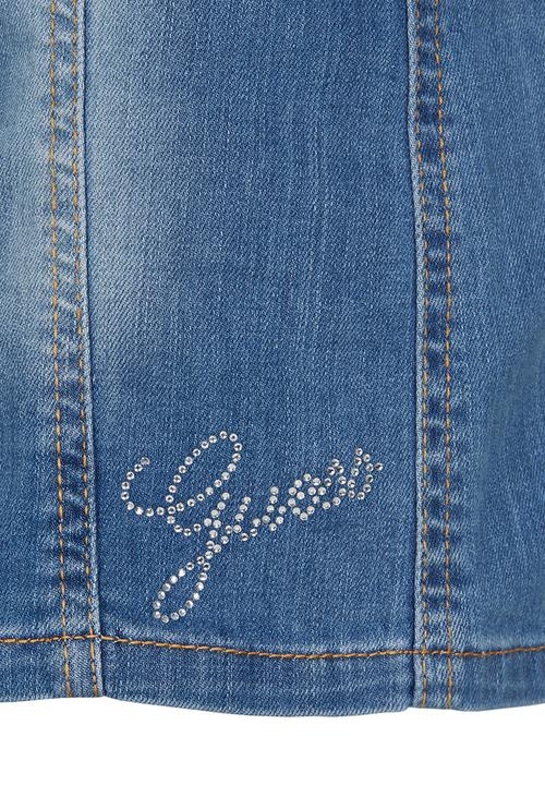 GUESS - Button Up Skirt Pale Blue