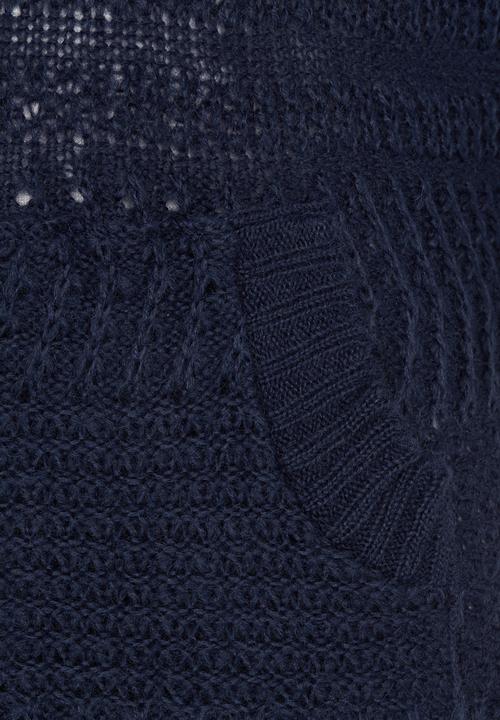 Rebel Republic - Hooded Knit Sweater Navy
