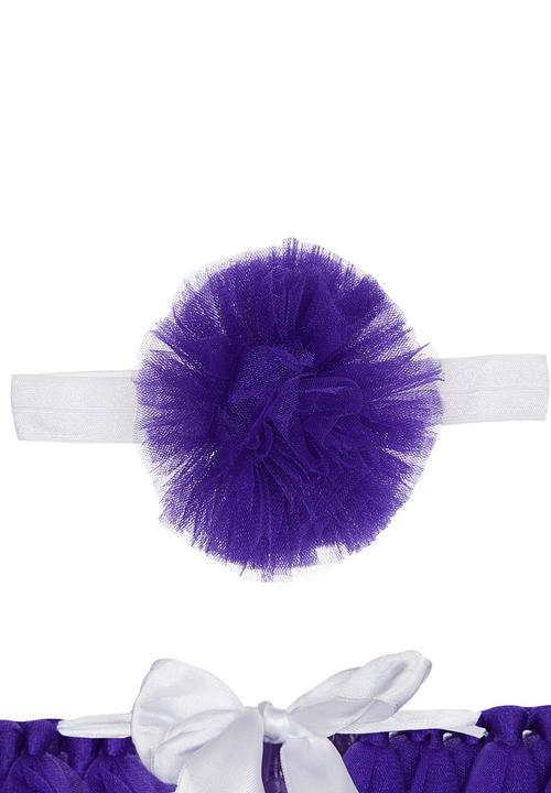 Baby Corner - Tutu + Hair band Mid Purple