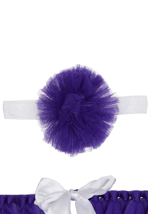 Baby Corner - Tutu + Hair band Mid Purple