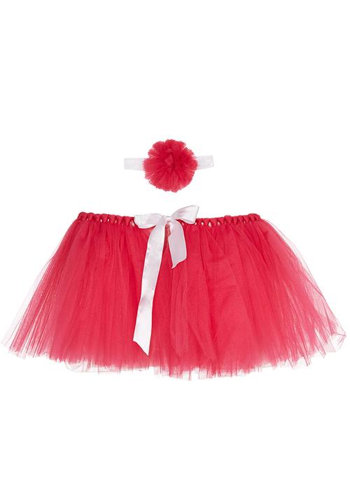 Baby Corner - Tutu + Hair band Mid Pink