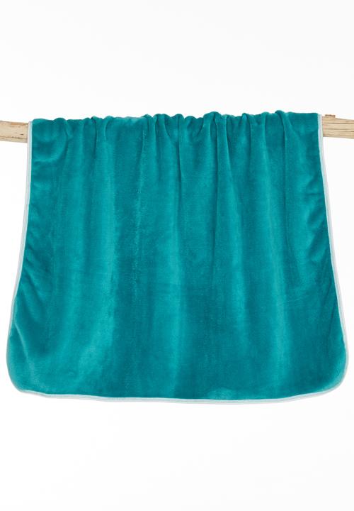 Luke & Lola - Reversible Receiving Blanket Green