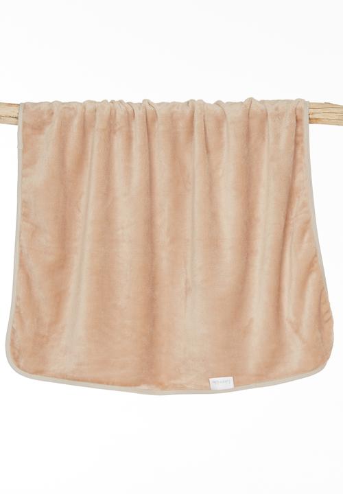 Luke & Lola - Reversible Receiving Blanket Pale Pink