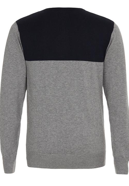 GUESS - Colour Block Knit Grey