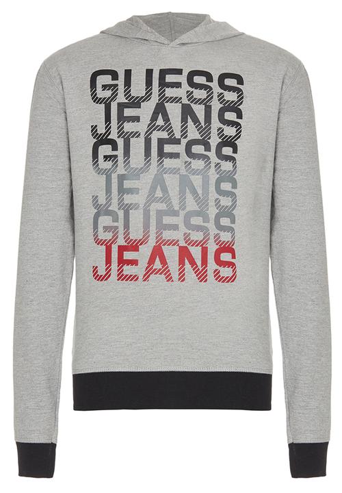 GUESS - Guess Pullover Hoody Grey