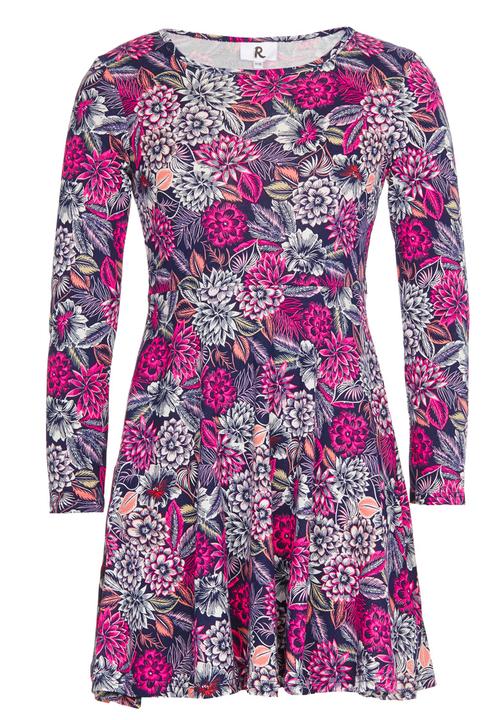 Rebel Republic - Long Sleeve Jersey Dress Multi-colour