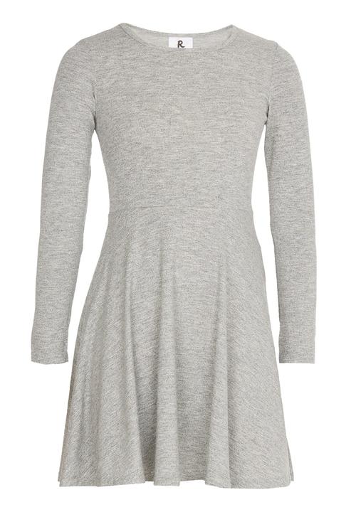 Rebel Republic - Long Sleeve Jersey Dress Grey
