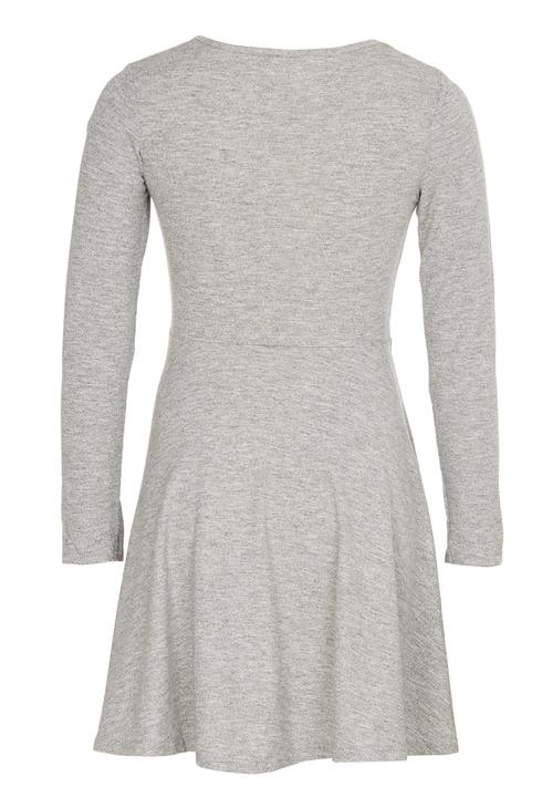 Rebel Republic - Long Sleeve Jersey Dress Grey