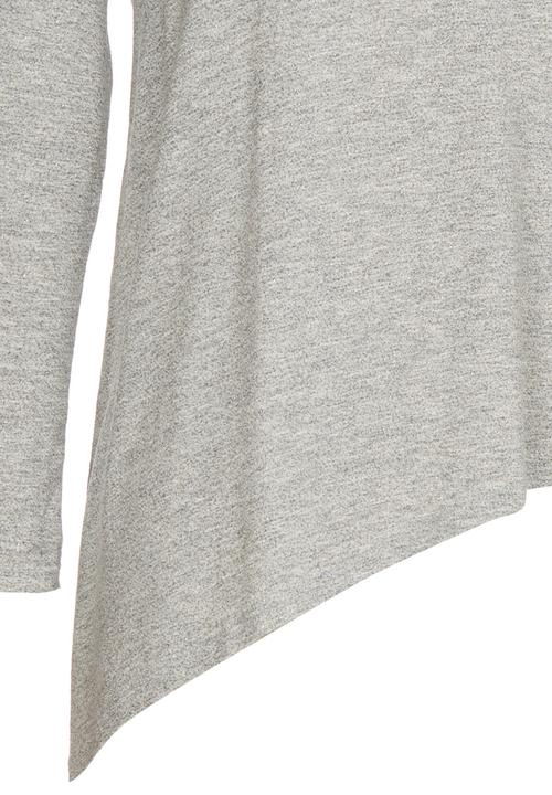Rebel Republic - Jersey Top Grey Melange