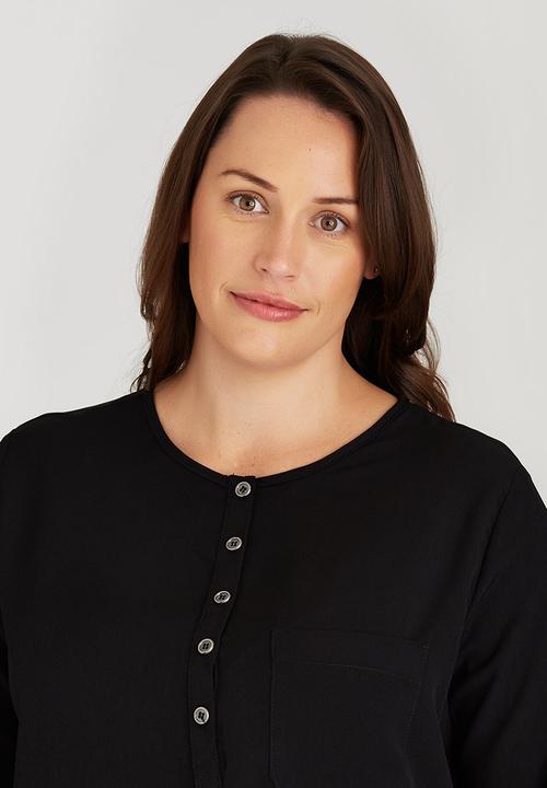 edit Plus - Basic Pocket Tunic Black