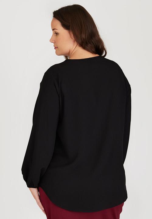 edit Plus - Basic Pocket Tunic Black