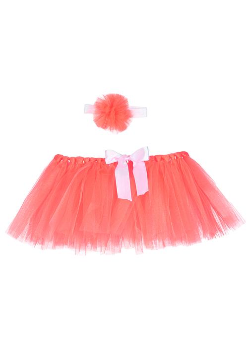 Baby Corner - Tutu + Hair band Orange