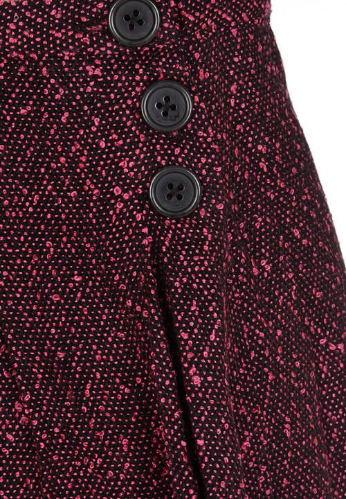 See-Saw - Pleated Skirt Dark Pink