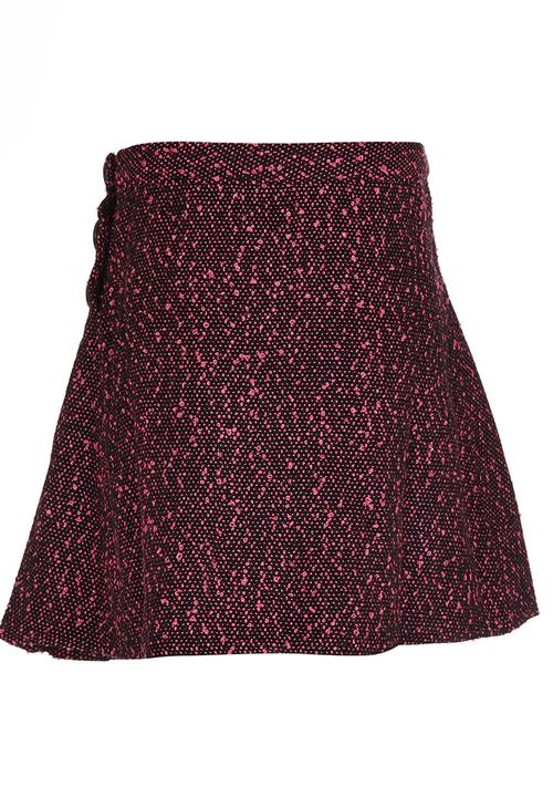 See-Saw - Pleated Skirt Dark Pink