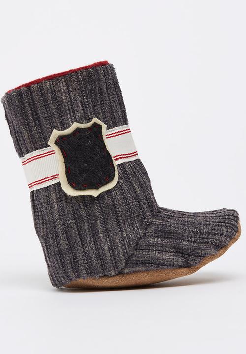 Myang - Charcoal Cord Boots Dark Grey