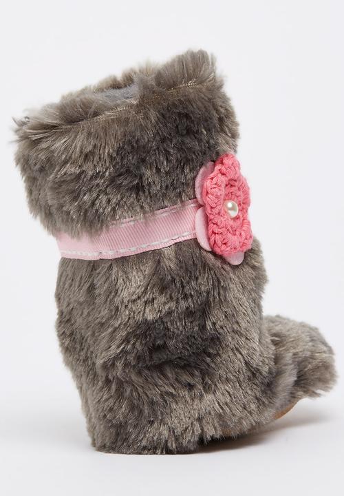Myang - Fur Boots Grey