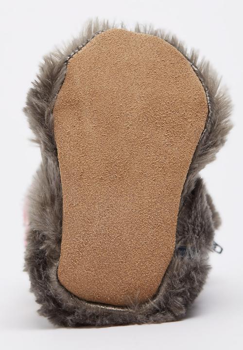 Myang - Fur Boots Grey