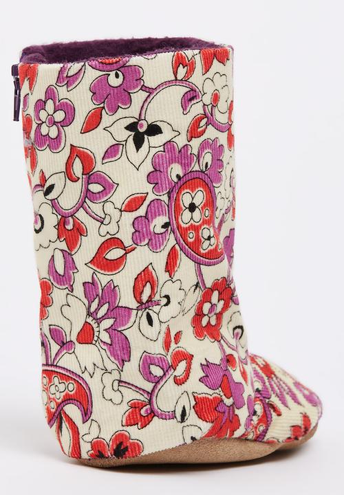 Myang - Floral Cord   Boots Multi-colour