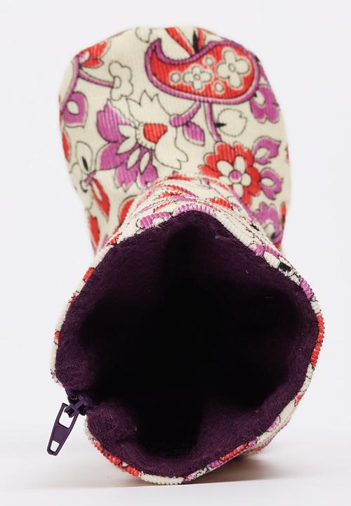 Myang - Floral Cord   Boots Multi-colour
