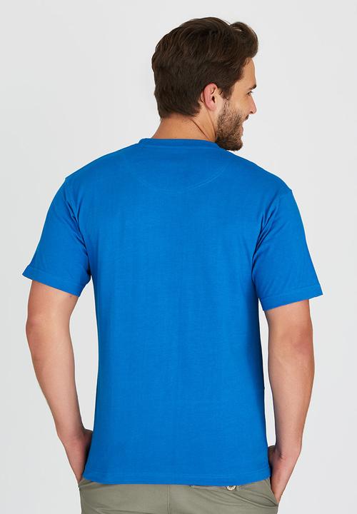 JEEP - S/S Applique/ Emb Tee Mid Blue
