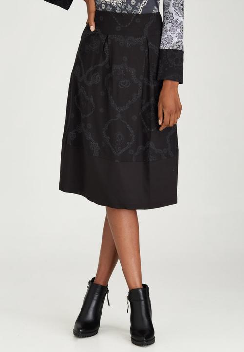 Maya Prass - Sizani Swing Skirt Black