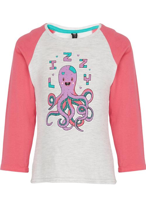 Lizzy - Printed T-Shirt Mid Pink