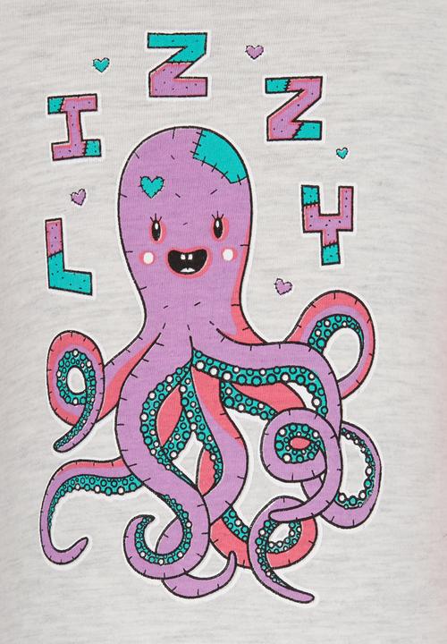 Lizzy - Printed T-Shirt Mid Pink