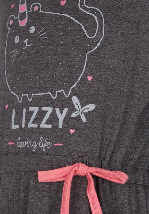 Lizzy - Moon Mist Dress Grey Melange