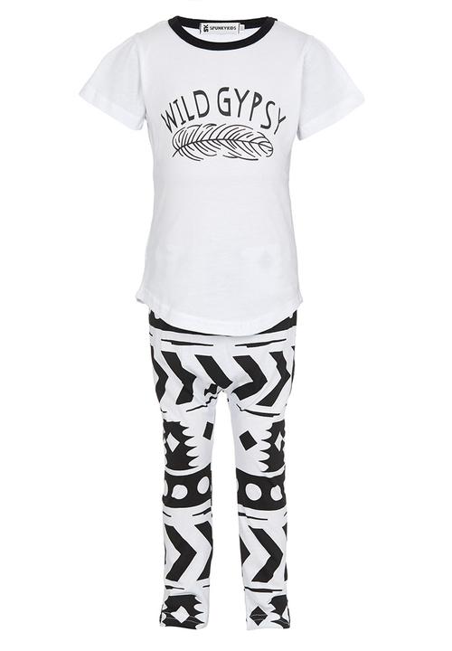 Pop Candy - Wild Gypsy Pj Set Black and White