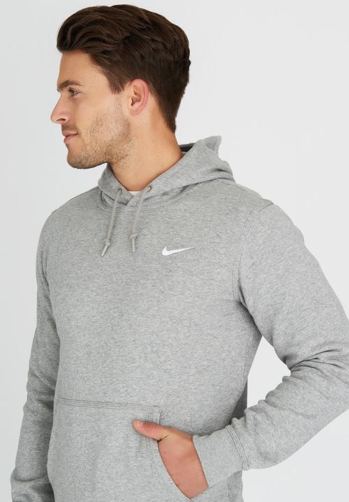 Nike - Nike Club Swoosh Hoody Grey