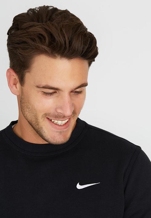 Nike - Nike Club Crew Swoosh Black and White