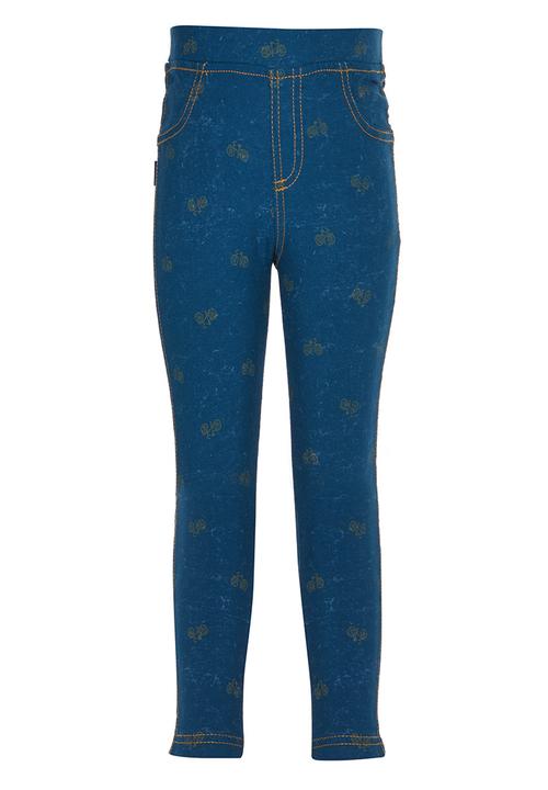 Pop Candy - Blue Jeggings  Mid Blue