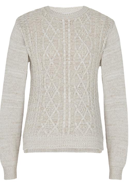 Rebel Republic - Cable Knit Jersey Stone