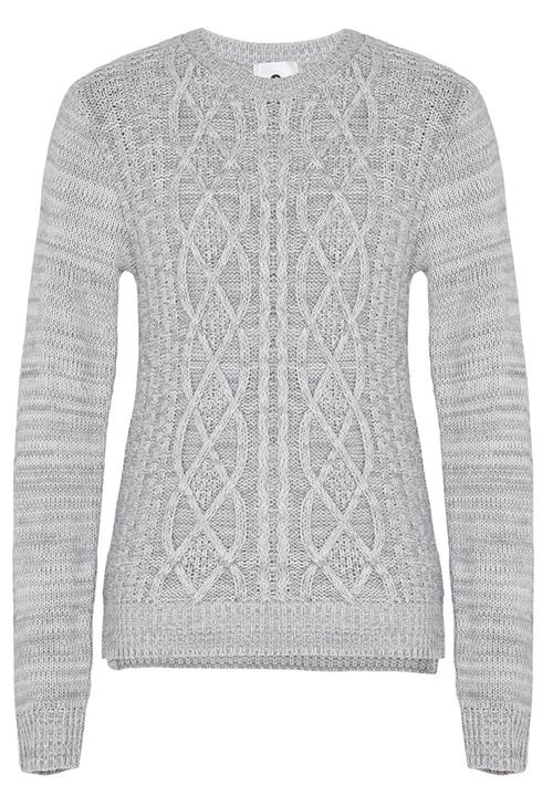 Rebel Republic - Cable Knit Jersey Grey