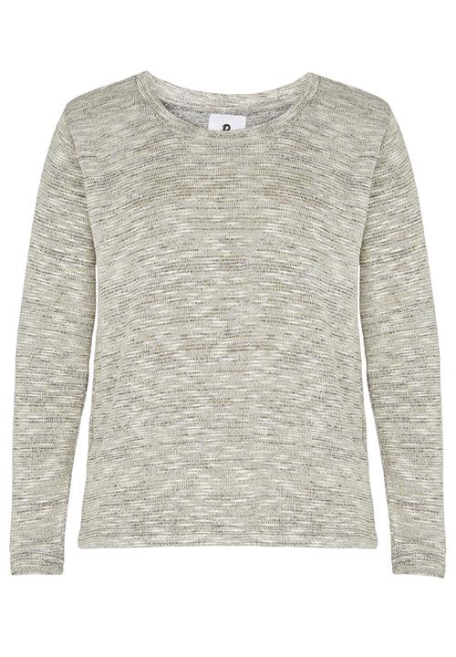 Rebel Republic - Cut and Sew Jumper with Lurex Grey