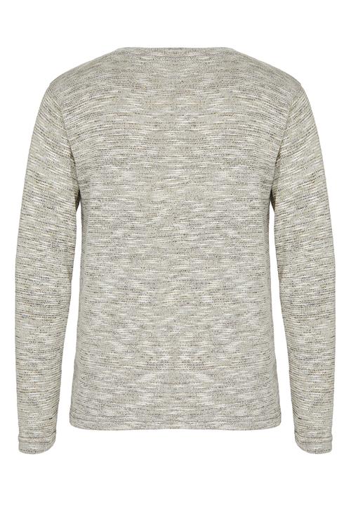 Rebel Republic - Cut and Sew Jumper with Lurex Grey