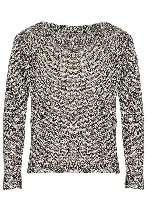 Rebel Republic - Cut and Sew Jumper Black and White