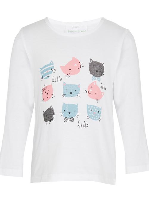 See-Saw - Printed Tee White