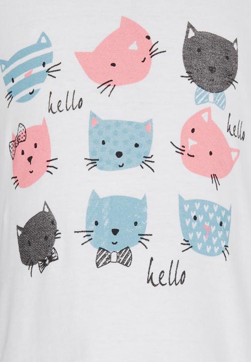 See-Saw - Printed Tee White