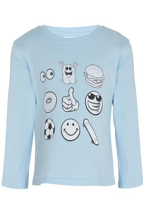 See-Saw - Printed Tee Mid Blue